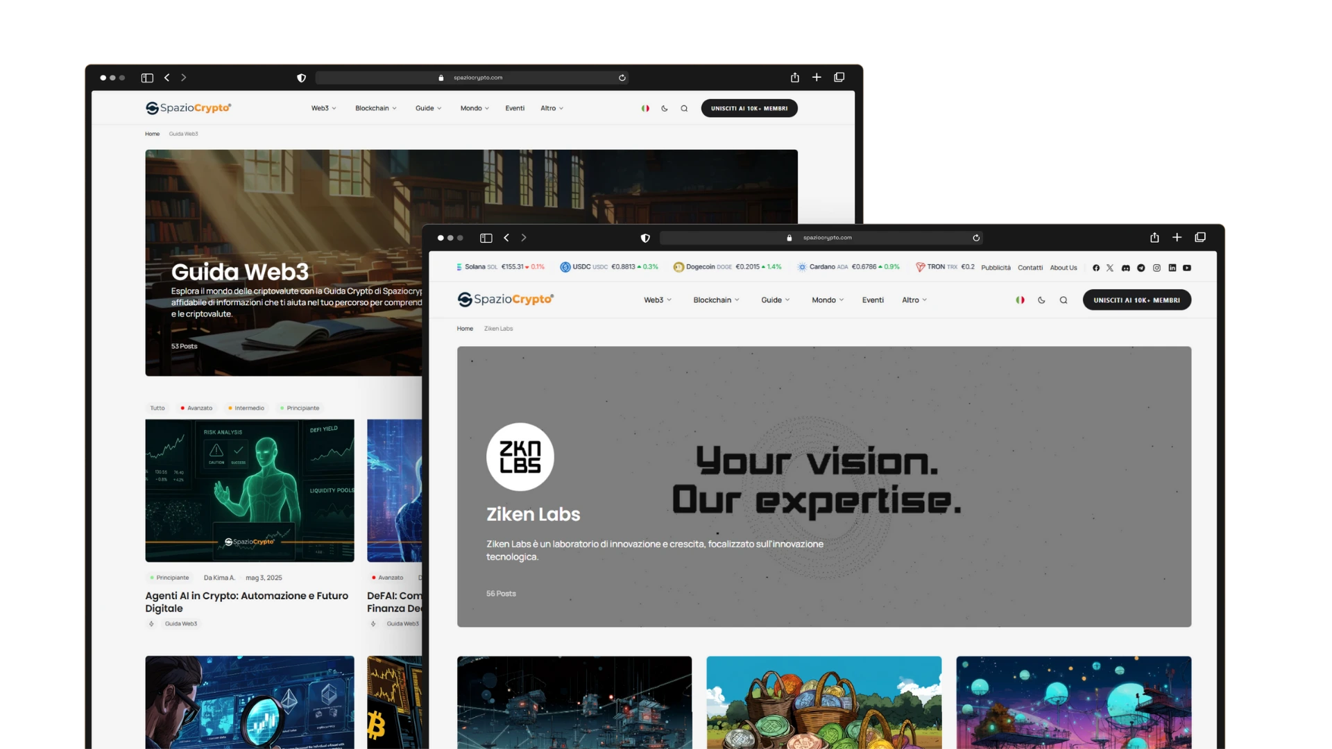 Spaziocrypto Case Study - Ziken Labs